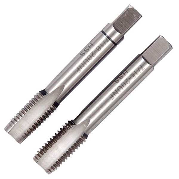 Handgewindebohrersatz 2tlg. HSS-G DIN 2181 UNF 7/16"