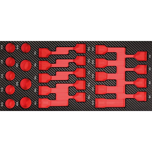 ProForm Einlage leer f. Schlagnüsse TX+Innen-6kt.