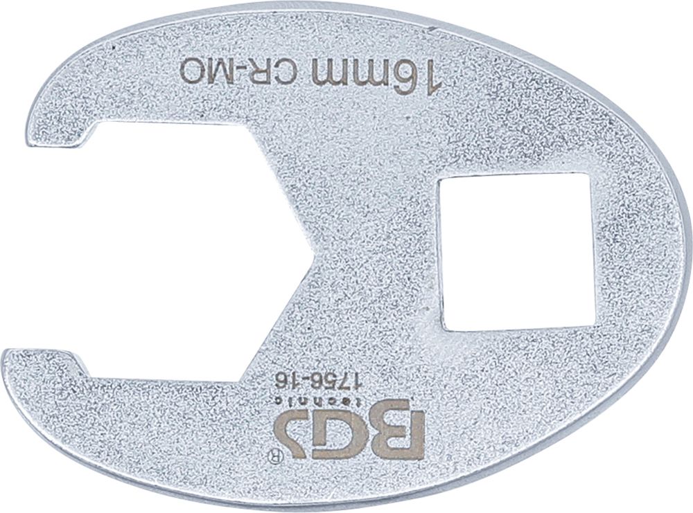 BGS Hahnenfußschlüssel | Antrieb Innenvierkant 10 mm (3/8") | SW 16 mm