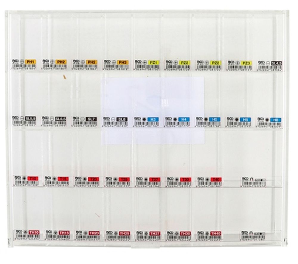 BGS Verkaufsdisplay | leer | für Bit- und Bithalter | für Art. 9328