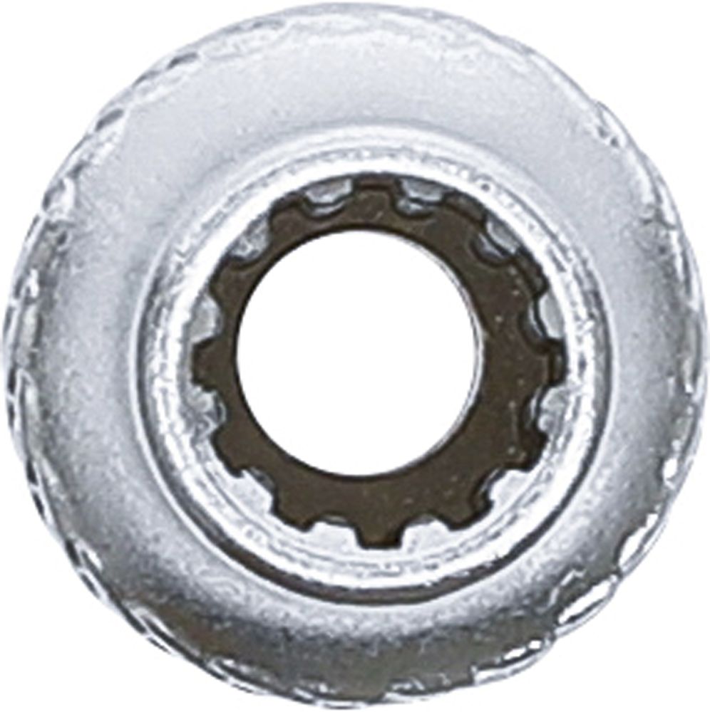 BGS Steckschlüssel-Einsatz Gear Lock, tief | Antrieb Innenvierkant 6,3 mm (1/4") | SW 5 mm
