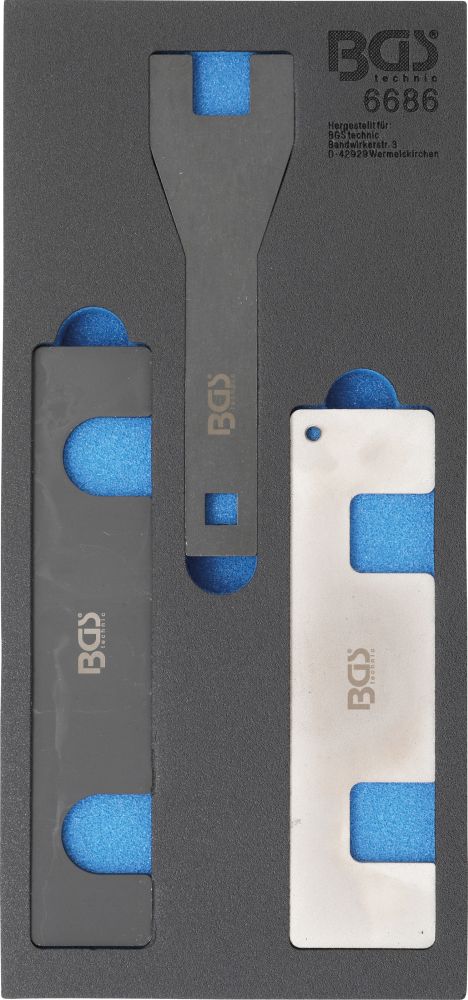 BGS Werkstattwageneinlage 1/3: Motor-Einstellwerkzeug-Satz | für Opel 1.0, 1.4 L Benzinmotoren