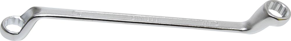 BGS Doppel-Ringschlüssel, gekröpft | SW 16 x 17 mm