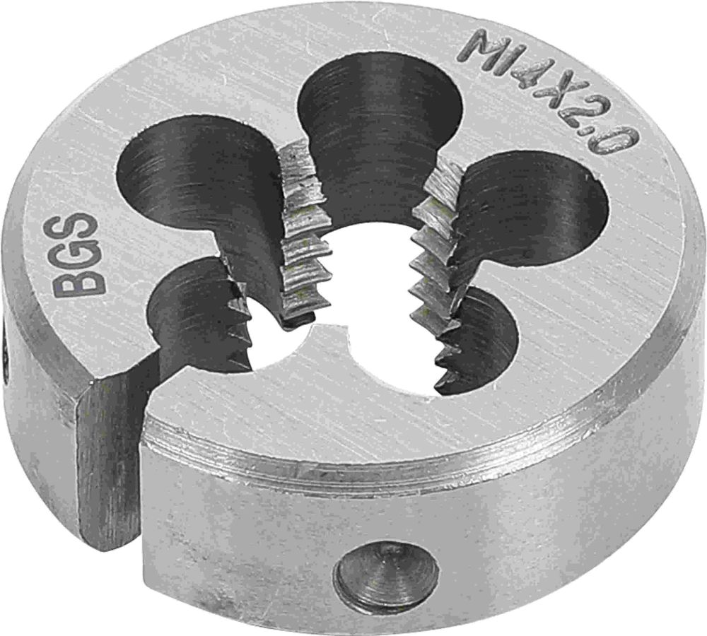 BGS Gewindeschneideisen | M14 x 2,0 x 38 mm