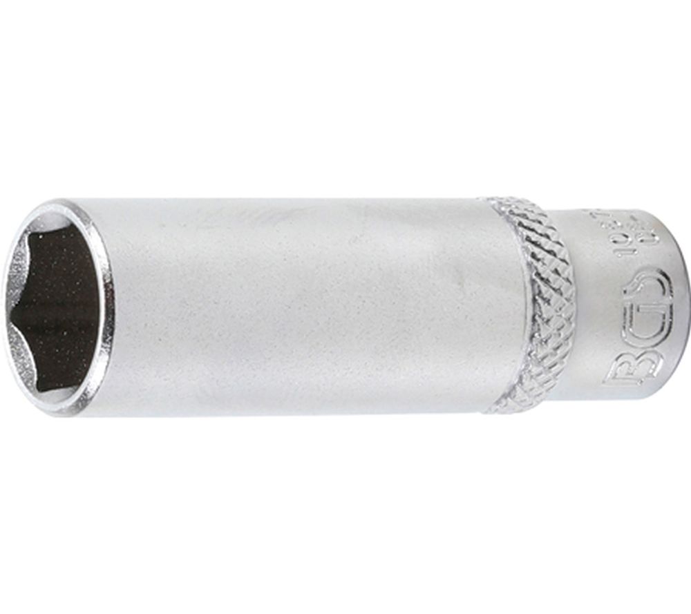 BGS Steckschlüssel-Einsatz Sechskant, tief | Antrieb Innenvierkant 6,3 mm (1/4") | SW 7/16"