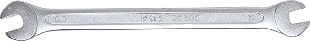 BGS Doppel-Maulschlüssel | SW 5 x 5,5 mm