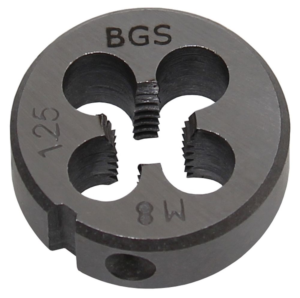 BGS Gewindeschneideisen | M8 x 1,25 x 25 mm
