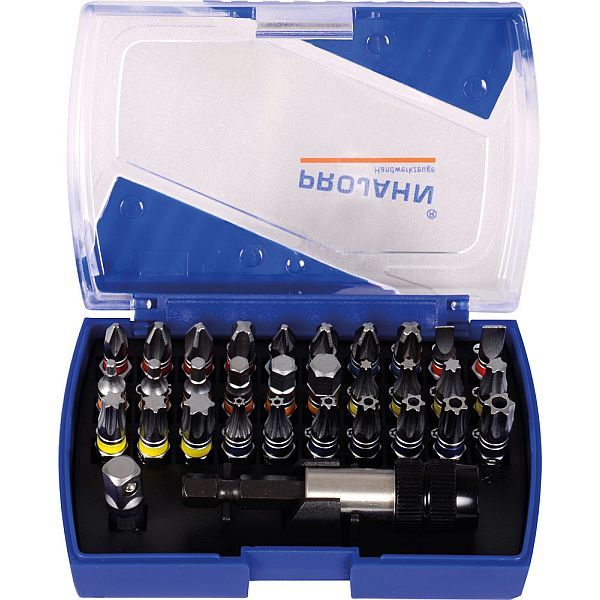 1/4" PROJAHN Bit Box mit markierten Bits 32tlg