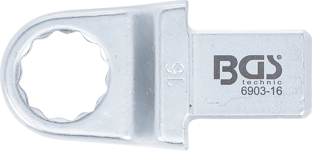 BGS Einsteck-Ringschlüssel | 16 mm | Aufnahme 14 x 18 mm