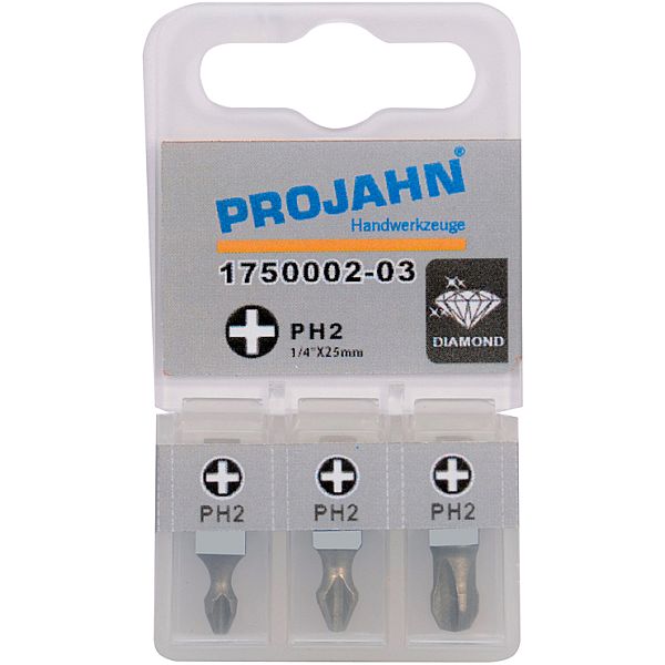 1/4" Bit Diamantbeschichtet L50 mm Phillips Nr 1