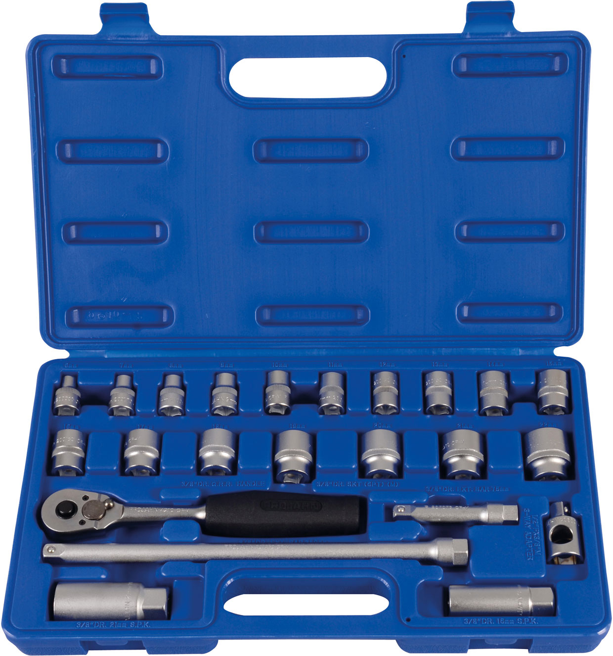 3/8" Steckschluessel Satz 23tlg