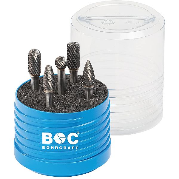 R5 HSS Frässt. Rundd.Form B/C/D/G/M 5-tlg. BC