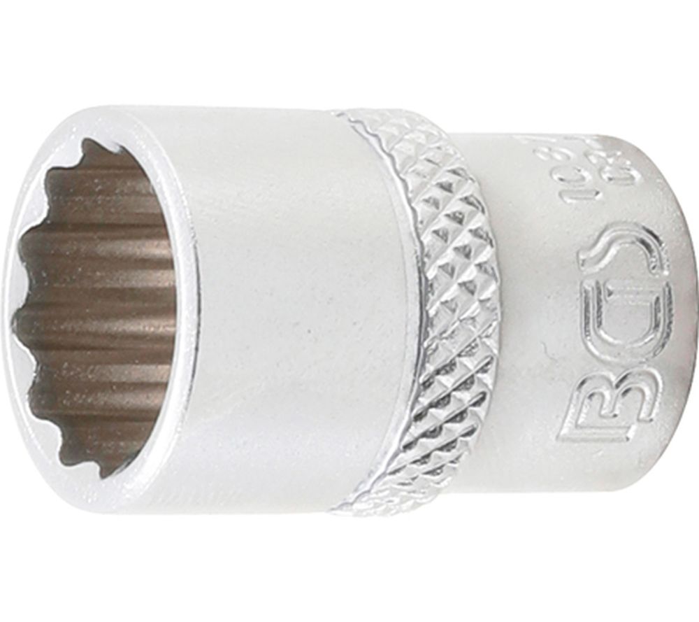 BGS Steckschlüssel-Einsatz Zwölfkant | Antrieb Innenvierkant 6,3 mm (1/4") | SW 15/32"