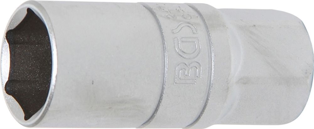 BGS Zündkerzen-Einsatz Sechskant | Antrieb Innenvierkant 12,5 mm (1/2") | SW 21 mm