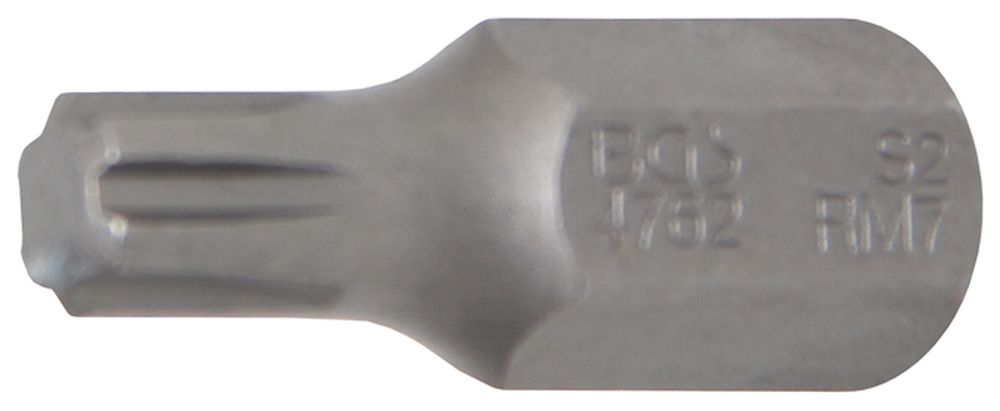 BGS Bit | Antrieb Außensechskant 10 mm (3/8") | Keil-Profil (für RIBE) M7