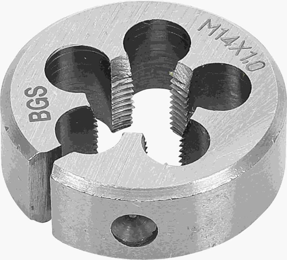 BGS Gewindeschneideisen | M14 x 1,0 x 38 mm