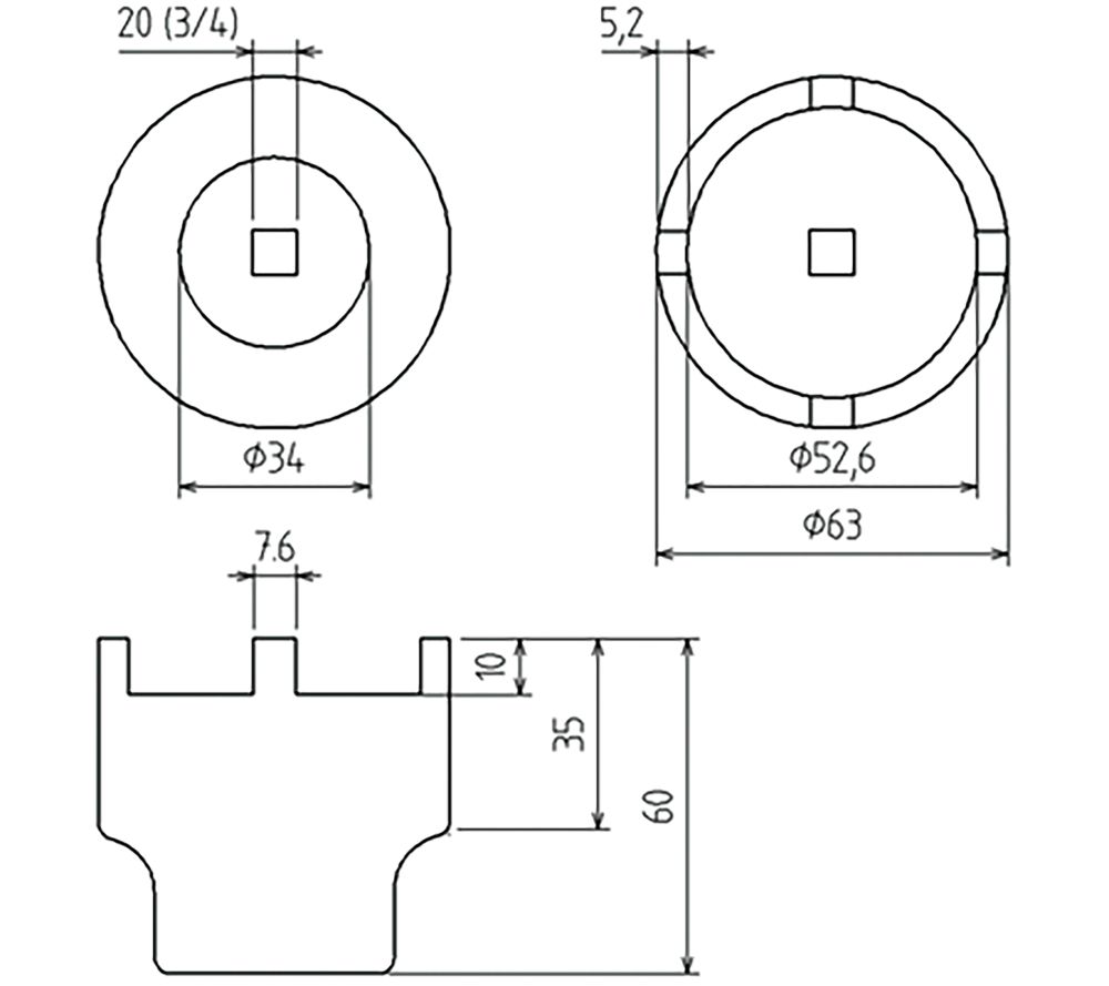 BGS Traggelenk-Zapfenschlüssel | für Mercedes-Benz M-Klasse