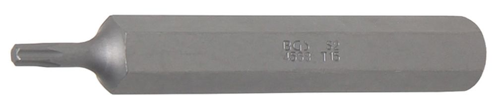 BGS Bit | Länge 75 mm | Antrieb Außensechskant 10 mm (3/8") | T-Profil (für Torx) T15