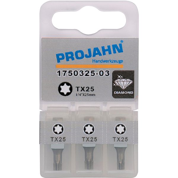 1/4" Bit Diamantbeschichtet L25 mm TX30