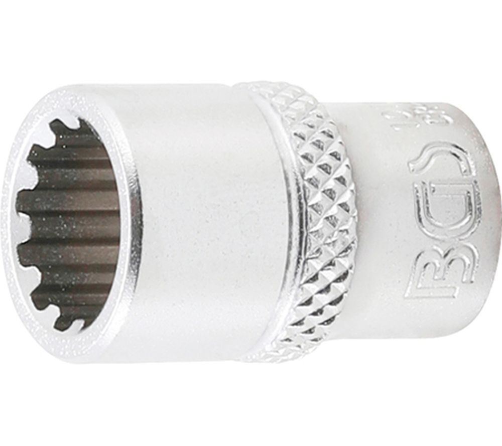 BGS Steckschlüssel-Einsatz Gear Lock | Antrieb Innenvierkant 6,3 mm (1/4") | SW 10 mm