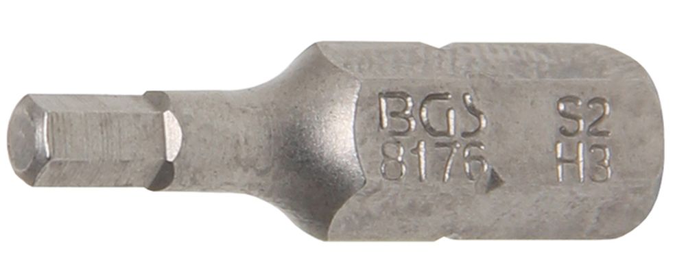 BGS Bit | Antrieb Außensechskant 6,3 mm (1/4") | Innensechskant 3 mm