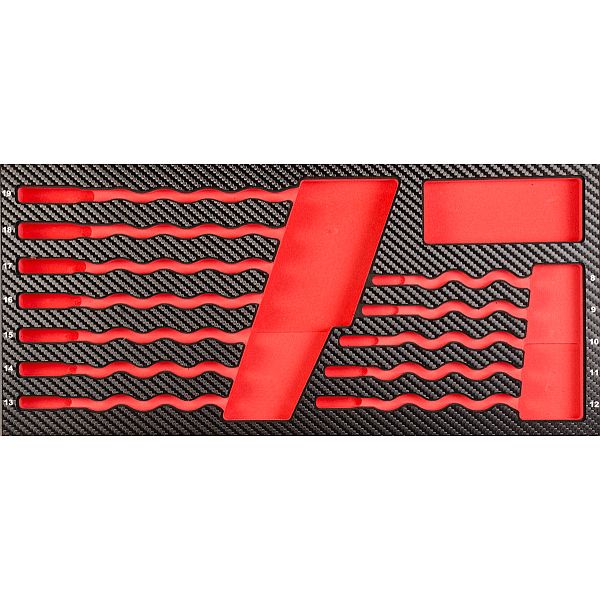 Werkzeugkoffer Einlage zu 5902 leer für Schraubendreher und Zangen