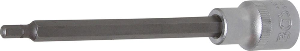 BGS Bit-Einsatz | Länge 140 mm | Antrieb Innenvierkant 12,5 mm (1/2") | Innensechskant 5 mm