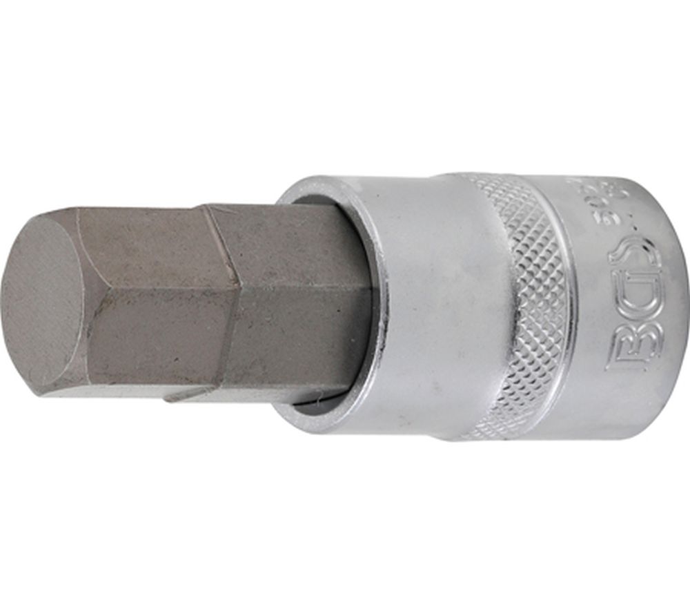 BGS Bit-Einsatz | Antrieb Innenvierkant 12,5 mm (1/2") | Innensechskant 18 mm