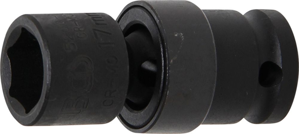 BGS Kraft-Kugelgelenk-Einsatz | Antrieb Innenvierkant 12,5 mm (1/2") | SW 17 mm