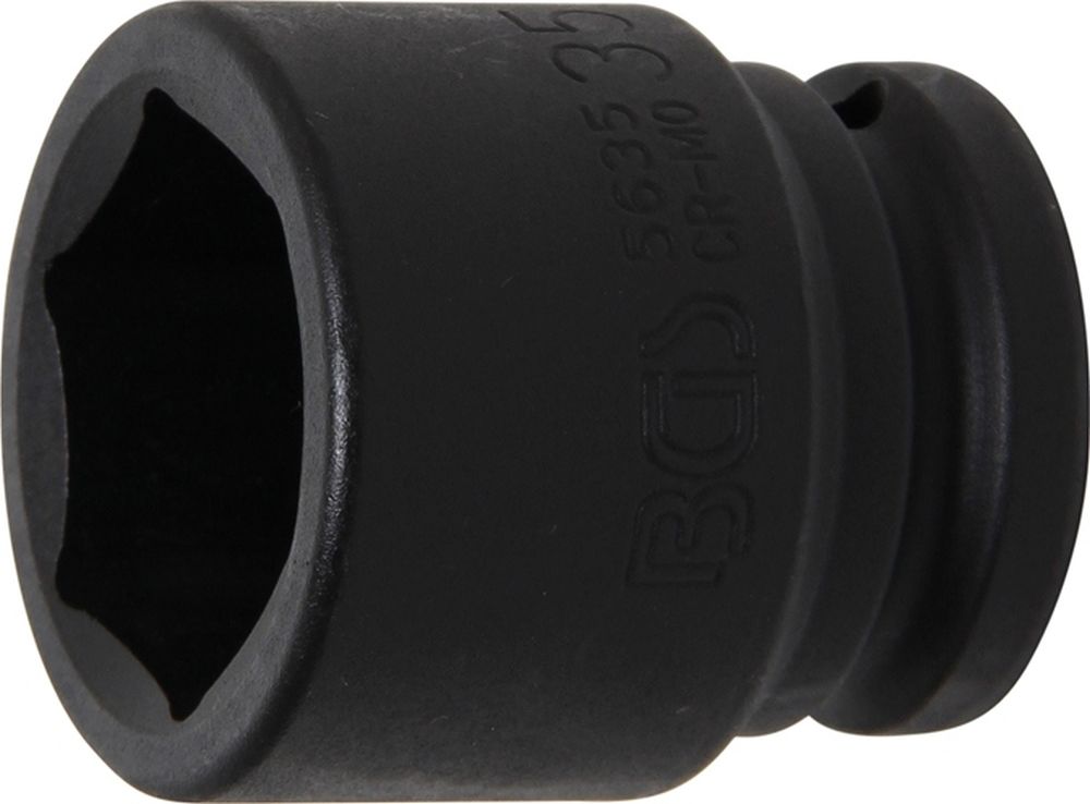 BGS Kraft-Steckschlüssel-Einsatz Sechskant | Antrieb Innenvierkant 20 mm (3/4") | SW 35 mm