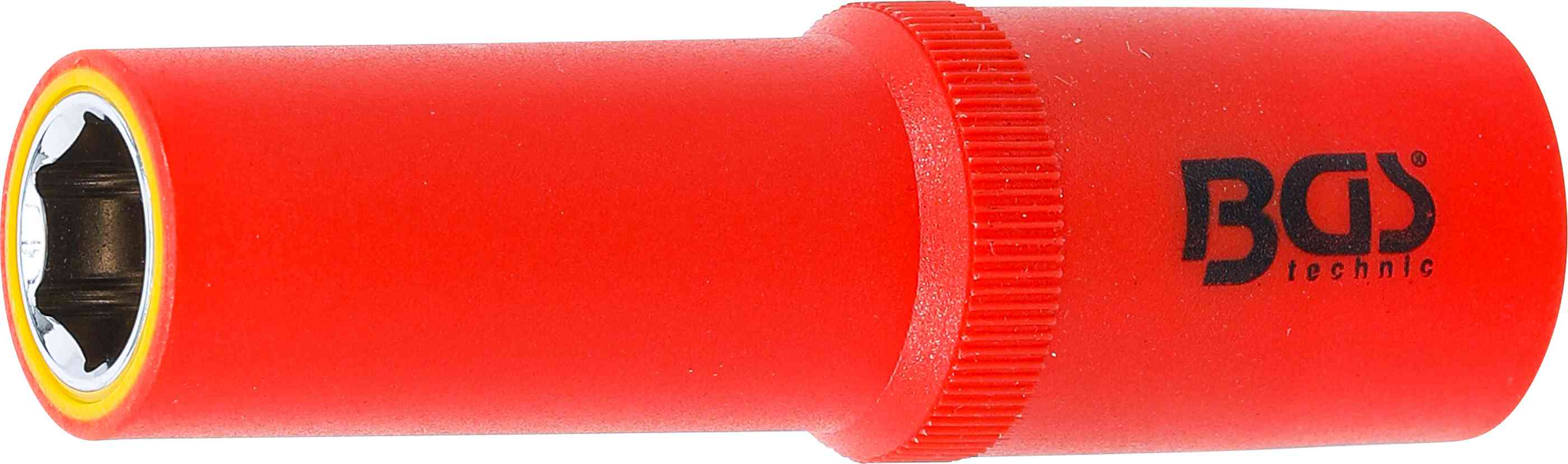 BGS VDE-Steckschlüssel-Einsatz Sechskant | Antrieb Innenvierkant 12,5 mm (1/2") | SW 13 mm