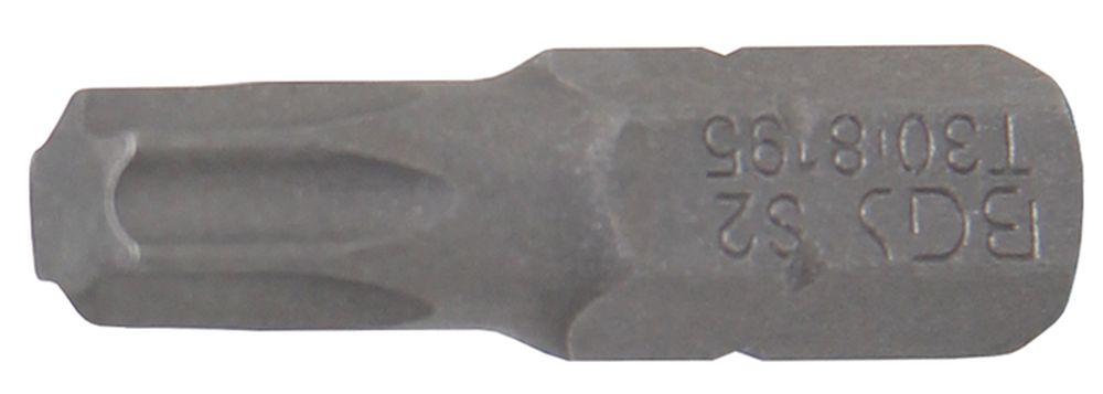 Bit - Antrieb Außensechskant 6,3 mm (1/4") - T-Profil (für Torx) T30