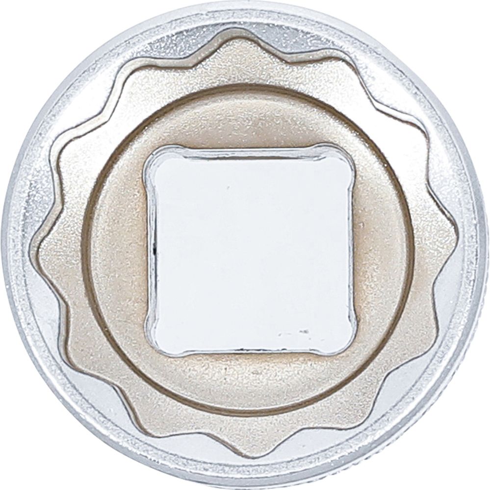 BGS Steckschlüssel-Einsatz Zwölfkant | Antrieb Innenvierkant 12,5 mm (1/2") | SW 24 mm