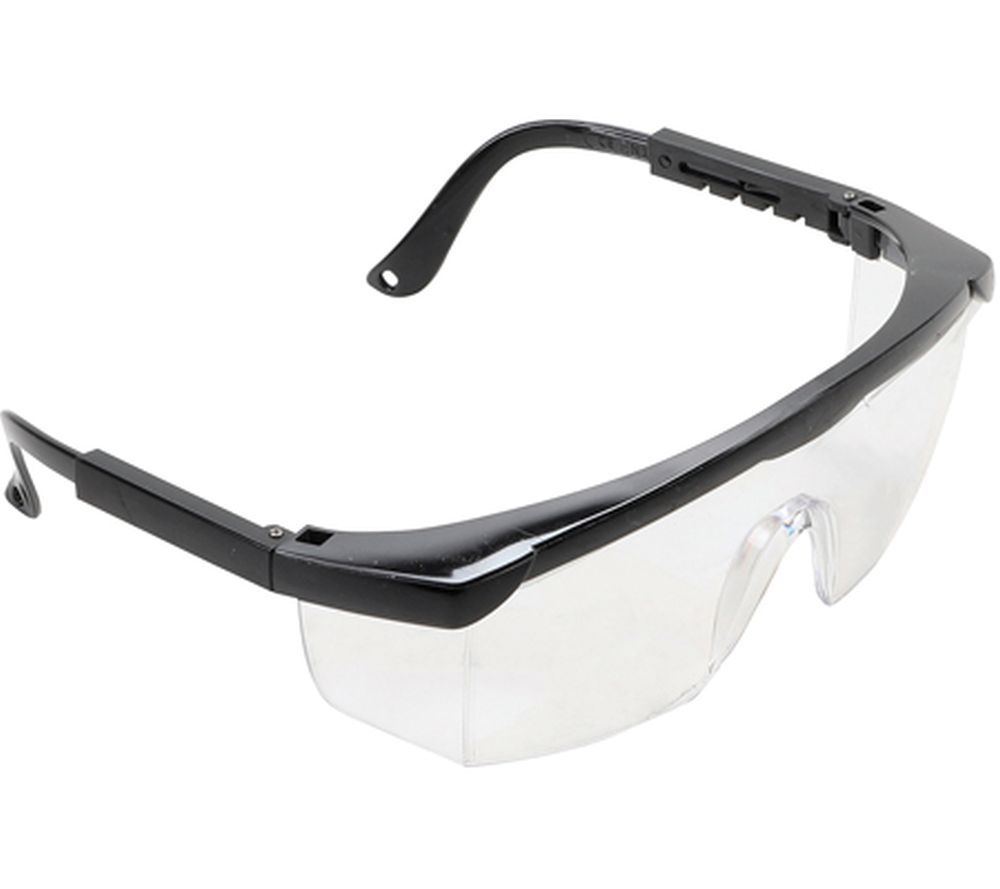 BGS Diy Schutzbrille mit verstellbarem Bügel | transparent