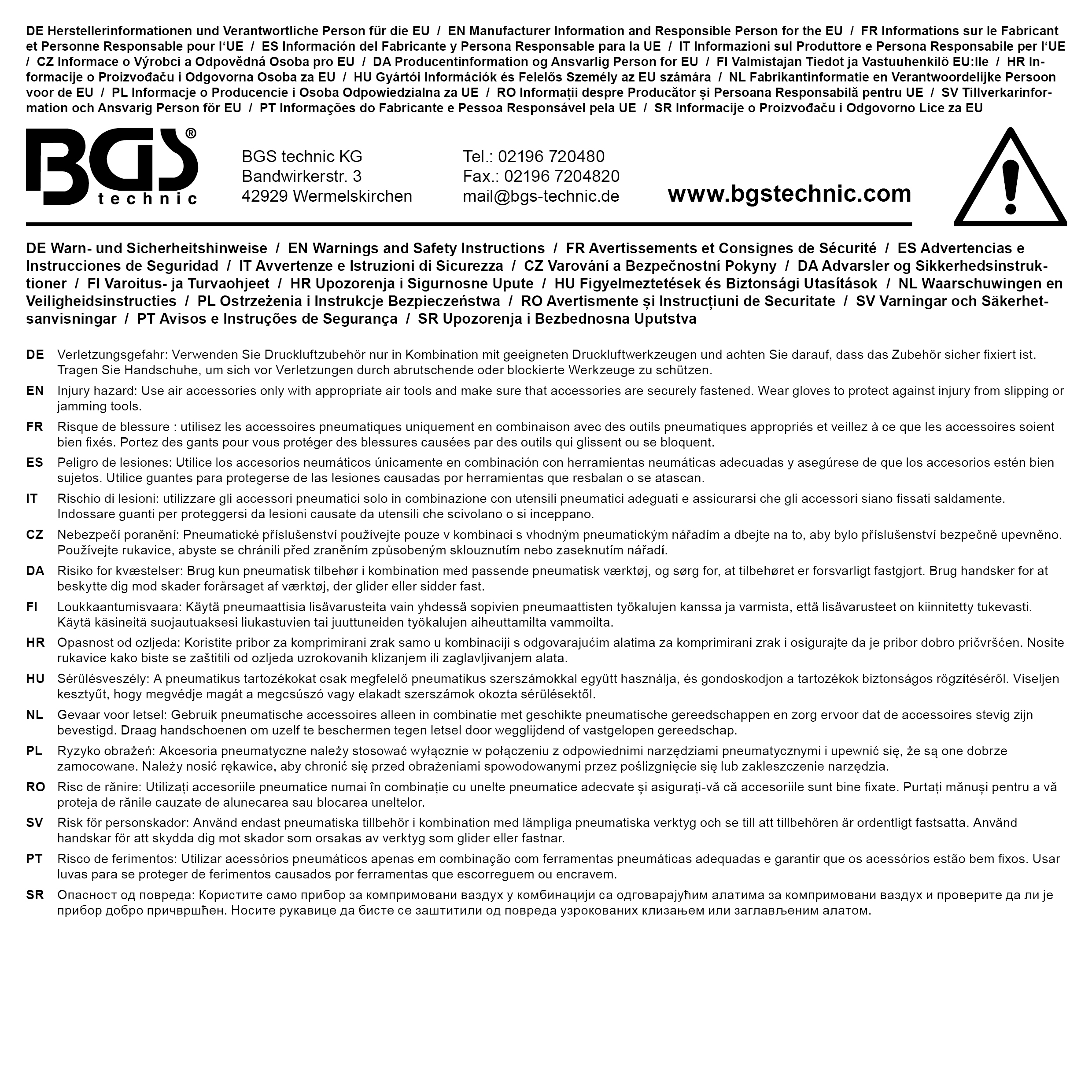 BGS Nadelentroster-Kopf | 10 mm Rundschaft