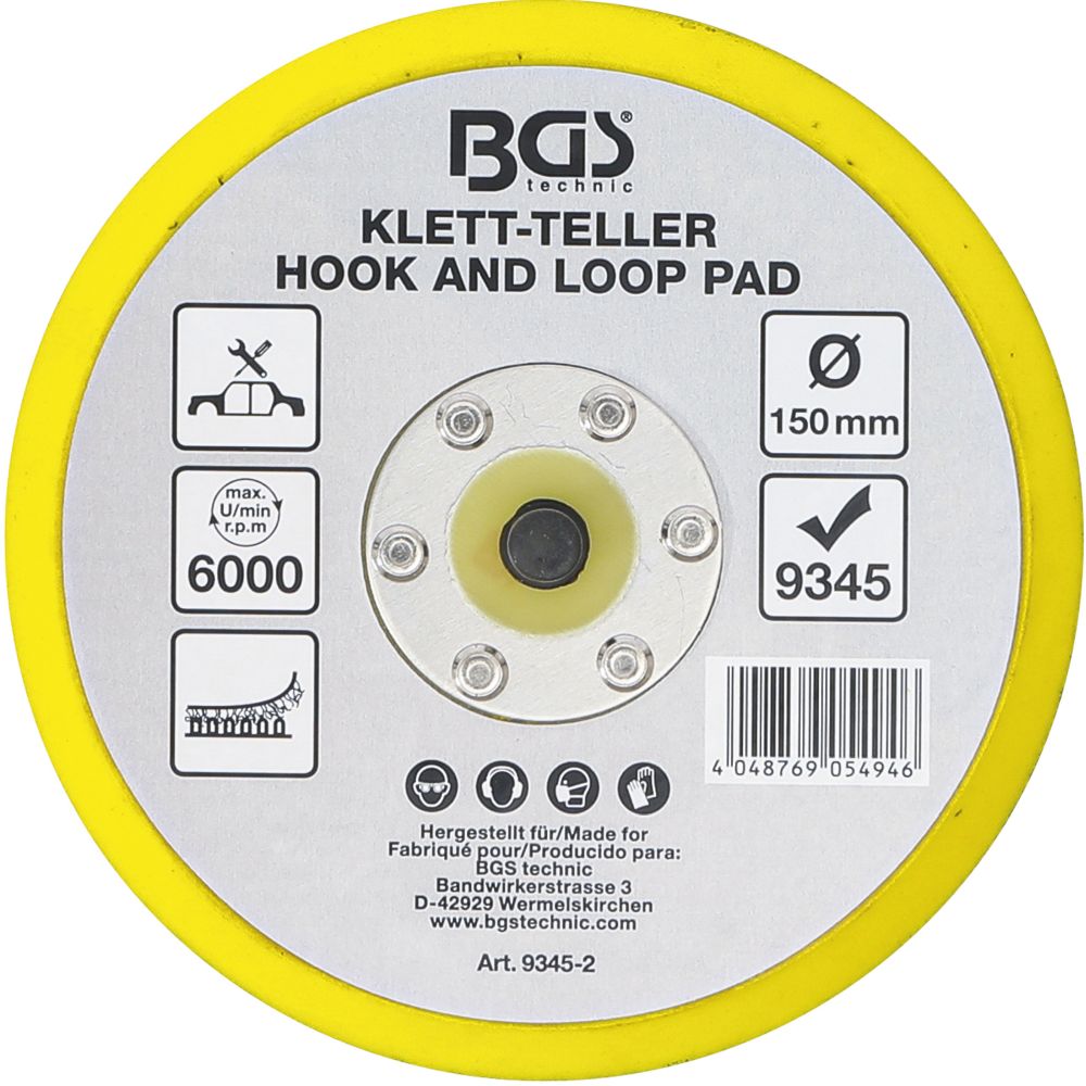 BGS Klett-Teller für Art. 9345 | Ø 150 mm