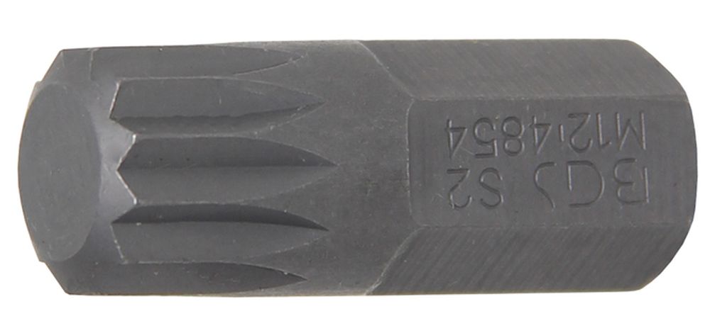 BGS Bit | Antrieb Außensechskant 10 mm (3/8") | Innenvielzahn (für XZN) M12