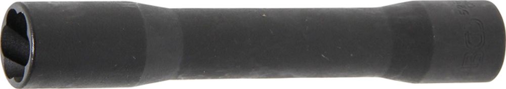 BGS Spiral-Profil-Steckschlüssel-Einsatz / Schraubenausdreher, tief | Antrieb Innenvierkant 12,5 mm