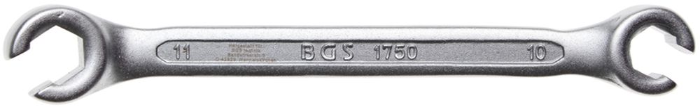 BGS Offener Doppel-Ringschlüssel | SW 10 x 11 mm