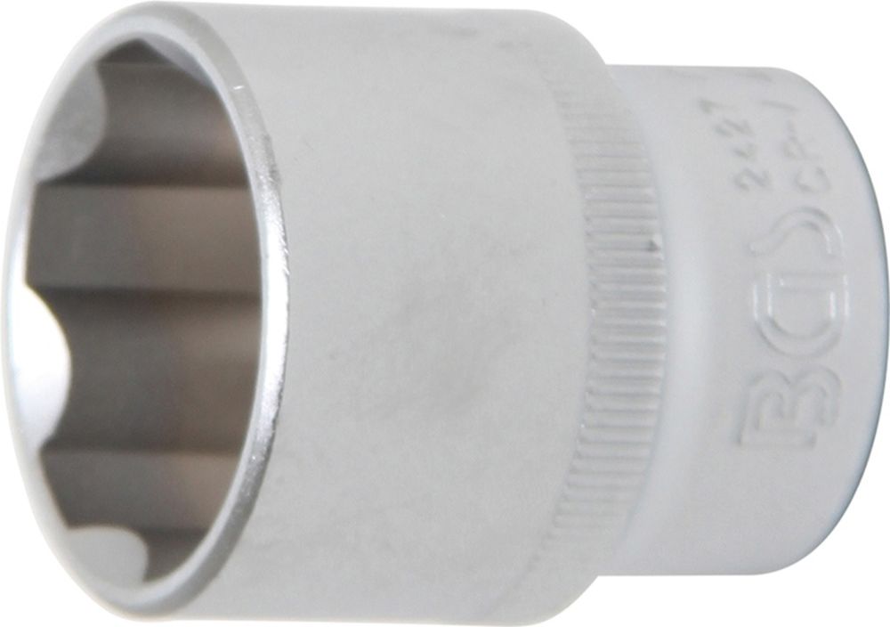 BGS Steckschlüssel-Einsatz Super Lock | Antrieb Innenvierkant 12,5 mm (1/2") | SW 27 mm