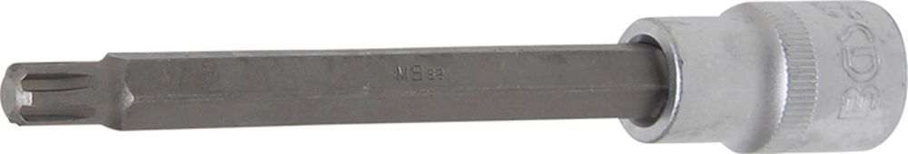 BGS Bit-Einsatz | Länge 140 mm | Antrieb Innenvierkant 12,5 mm (1/2") | Keil-Profil (für RIBE) M9