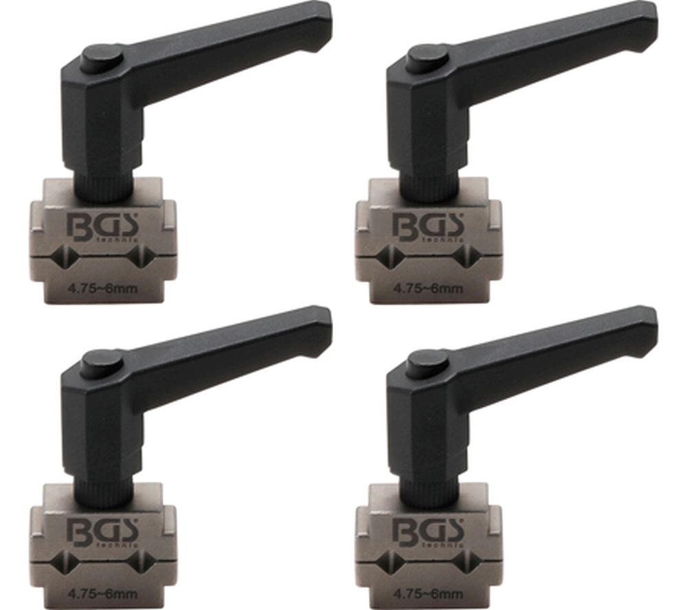 BGS Bremsleitungsklemmen-Satz | 4,75 mm (3/16") | 4-tlg.