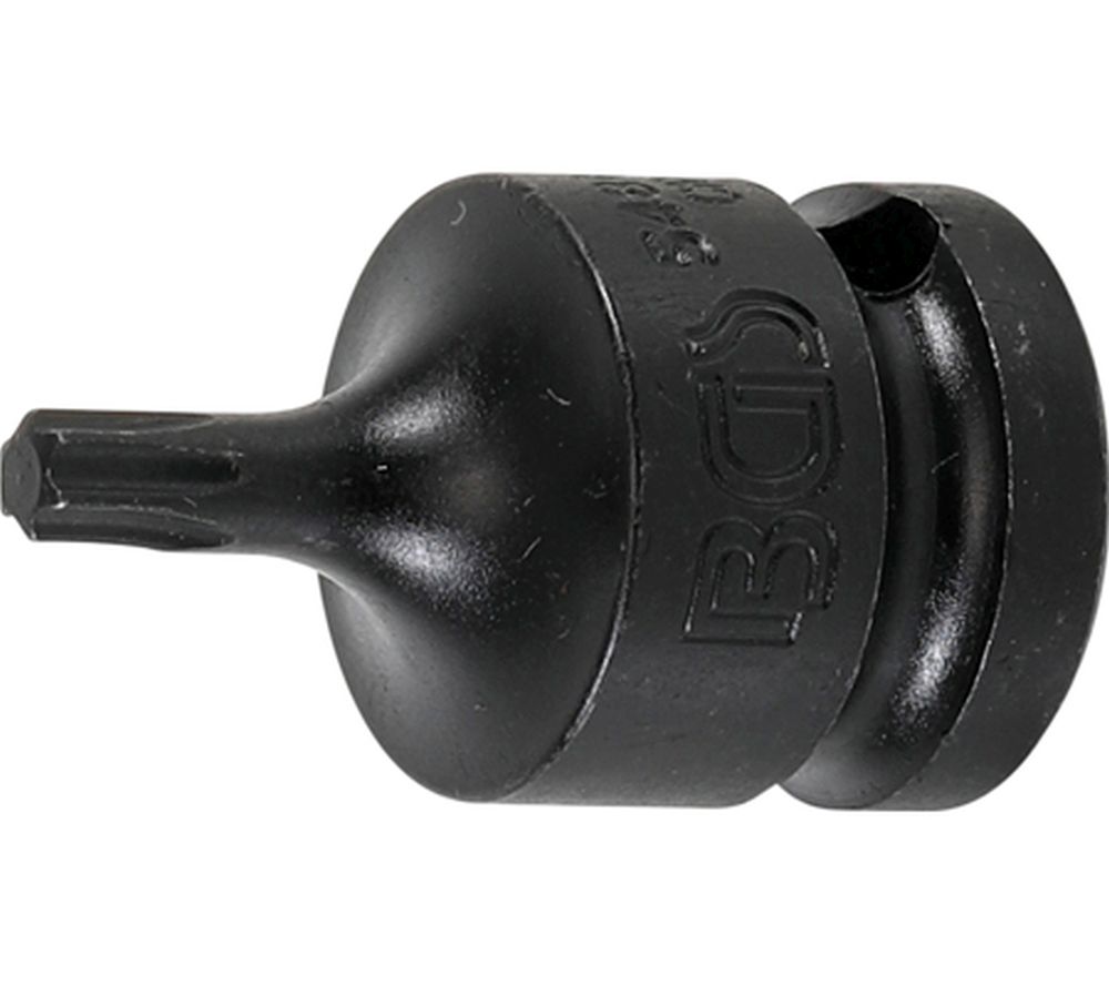 BGS Kraft-Bit-Einsatz | Länge 42 mm | Antrieb Innenvierkant 12,5 mm (1/2") | T-Profil (für Torx) T3