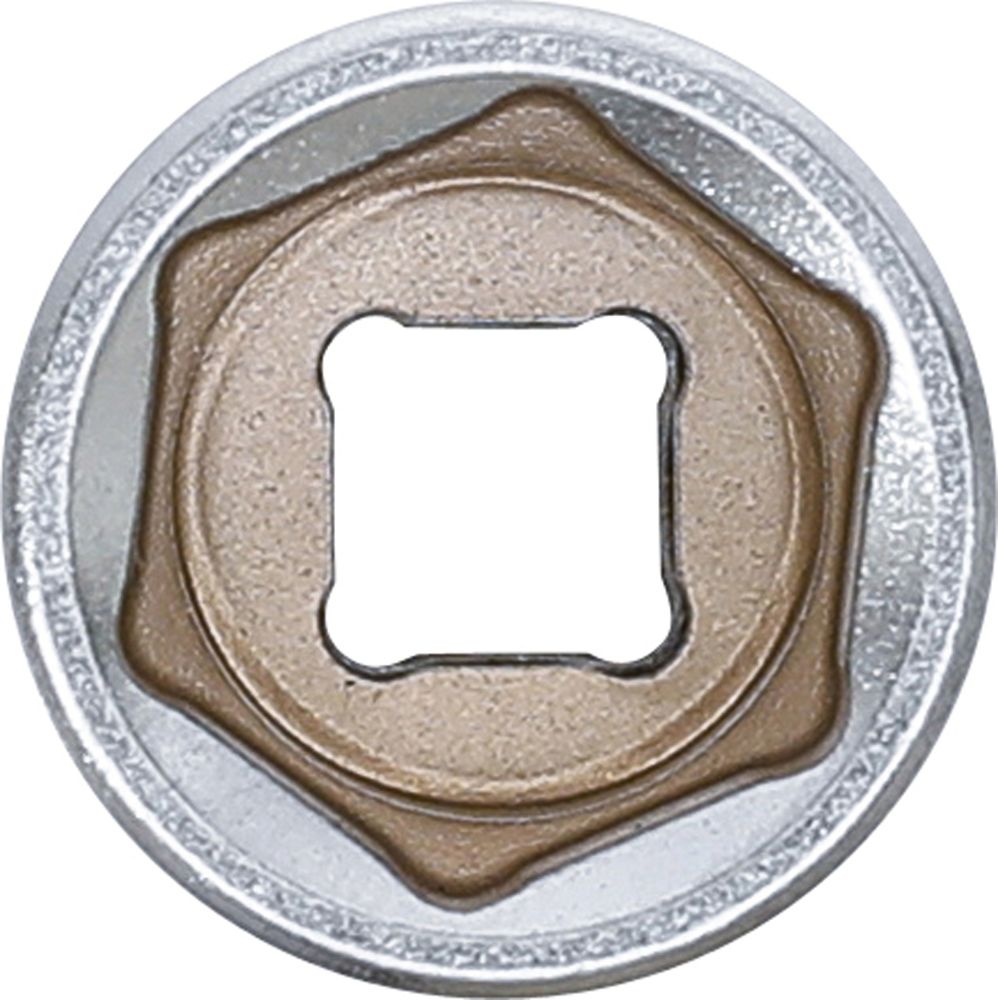 BGS Steckschlüssel-Einsatz Sechskant, tief | Antrieb Innenvierkant 6,3 mm (1/4") | SW 14 mm