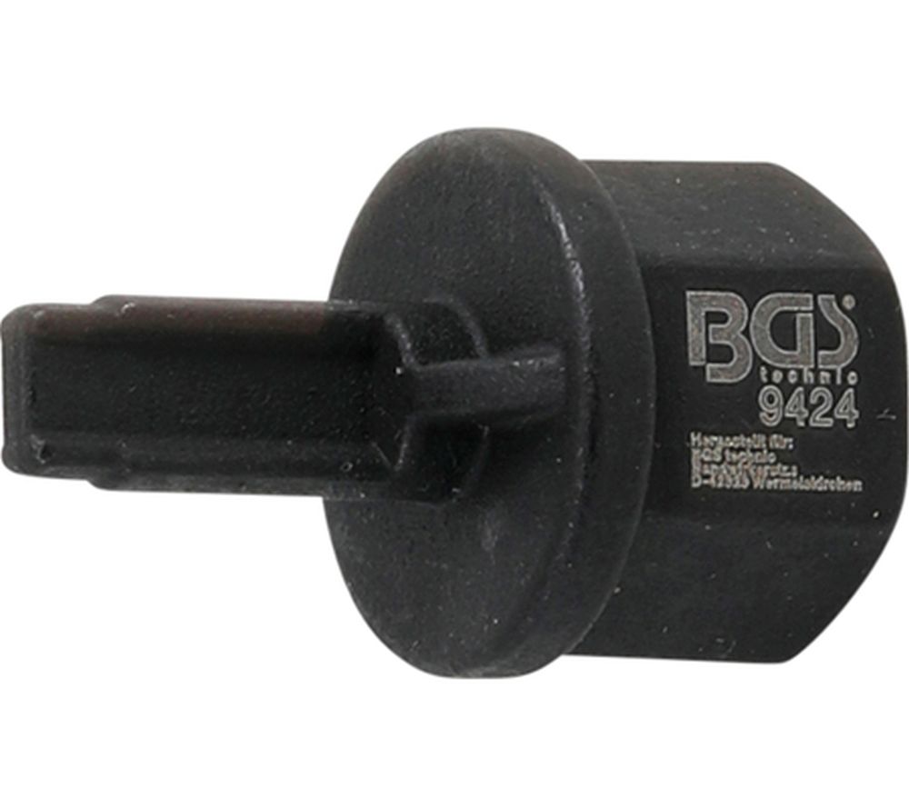 BGS Ölablassschrauben-Spezialprofil-Bit-Einsatz | Antrieb Innenvierkant 10 mm (3/8") | für VAG