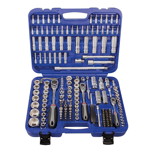 1/4" + 3/8" + 1/2" proficraft Satz 182tlg., 48 Zahn Knarren