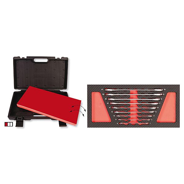 PROForm-Box mit Einlage Doppelgabelschlüssel, 8teilig