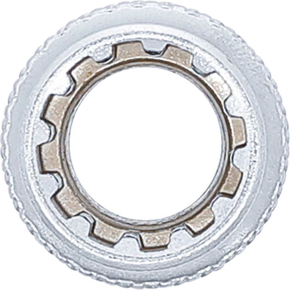BGS Steckschlüssel-Einsatz Gear Lock | Antrieb Innenvierkant 10 mm (3/8") | SW 10 mm