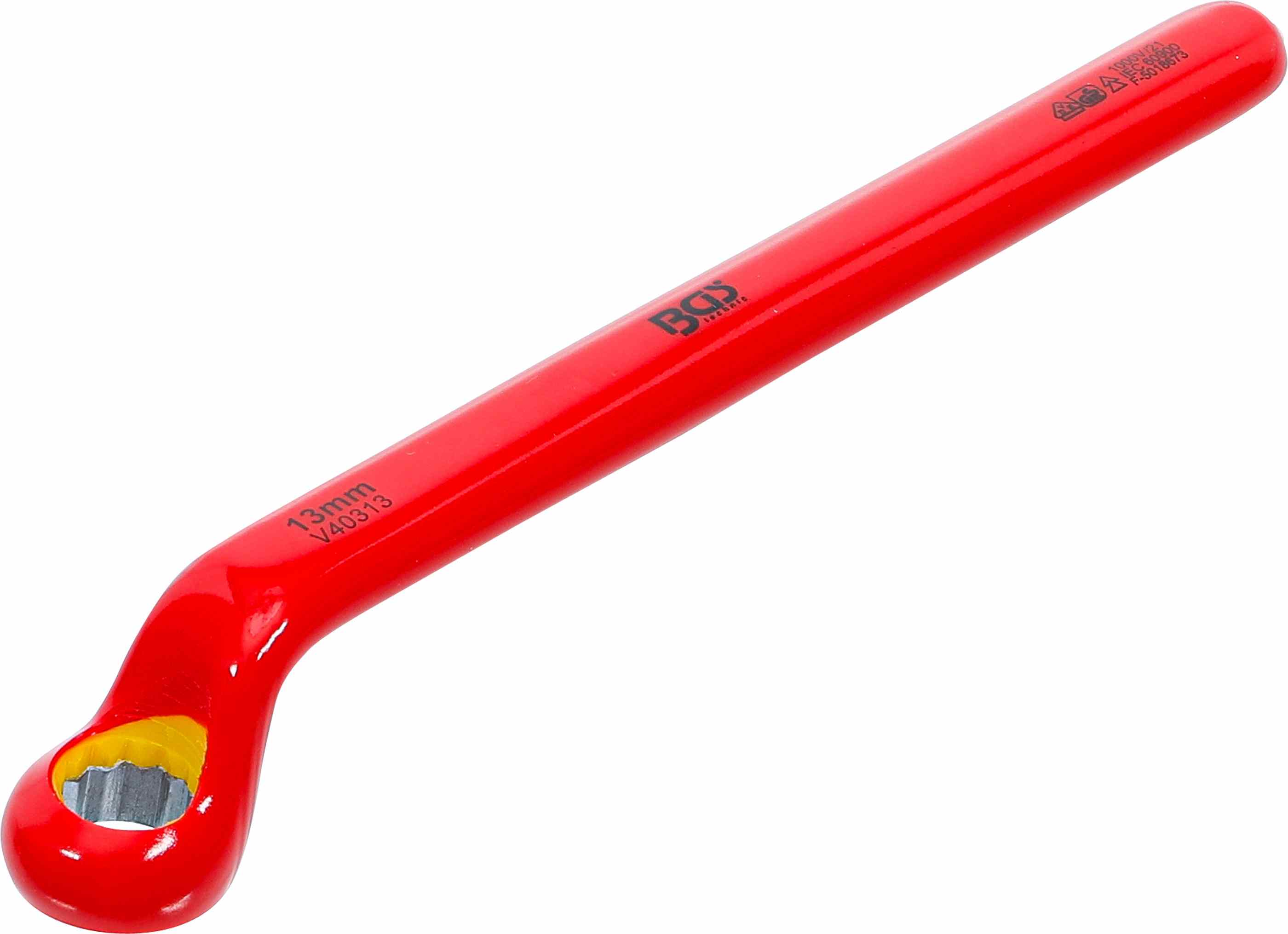 BGS VDE-Einringschlüssel | tief gekröpft | SW 13 mm