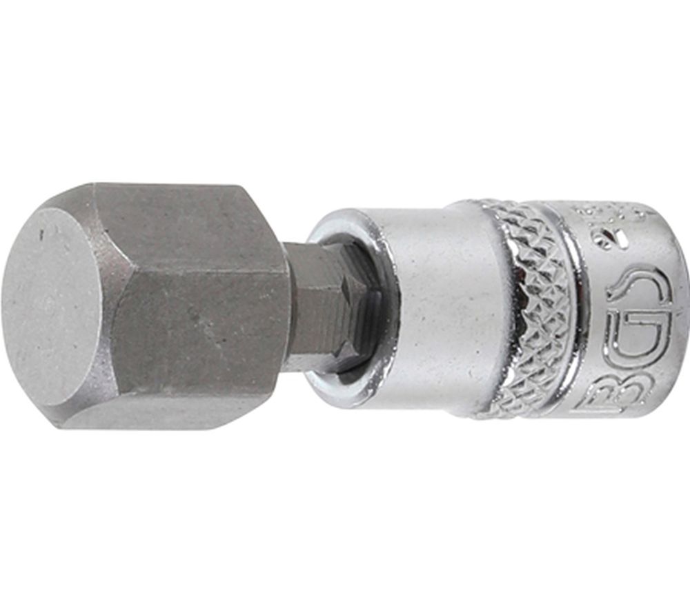BGS Bit-Einsatz | Antrieb Innenvierkant 6,3 mm (1/4") | Innensechskant 12 mm